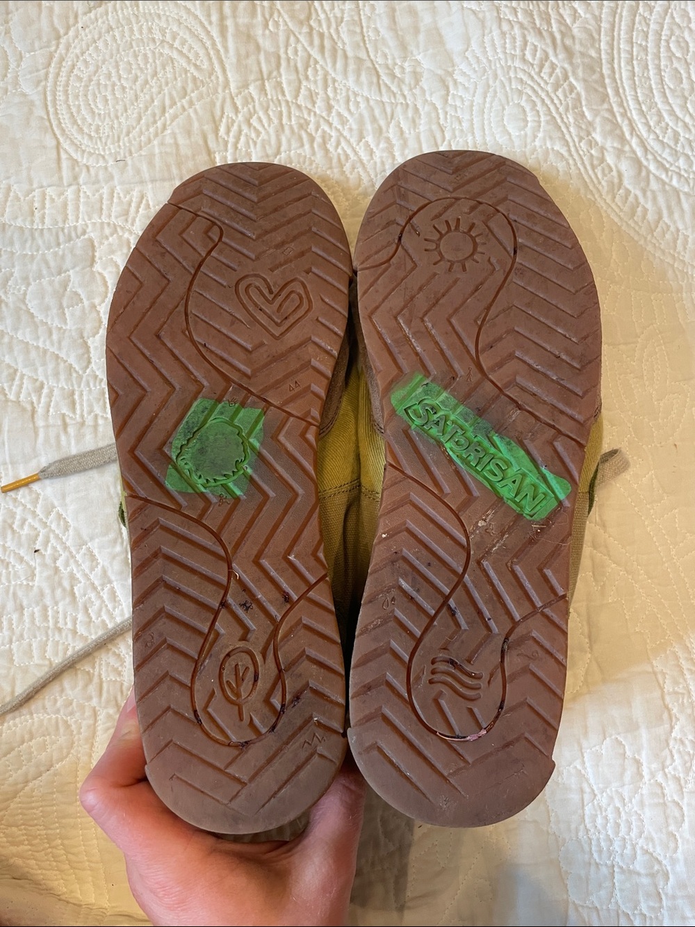 2 pairs - Satorisan Enso Gaia - Camouflage Moss EU44/US 10.5 men - Picture 9 of 16
